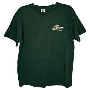 Bette Midler Shirt‎ Mens XL Green 2004 Kiss My Brass Tour Graphic Casual Vintage